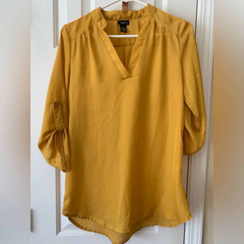 Mustard Blouse